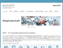 Tablet Screenshot of dvpt.de